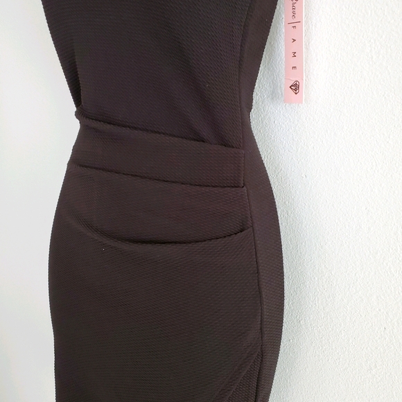 Crave Fame Cutout Bodycon Wrap Dress - Junior XS - Picture 7 of 11